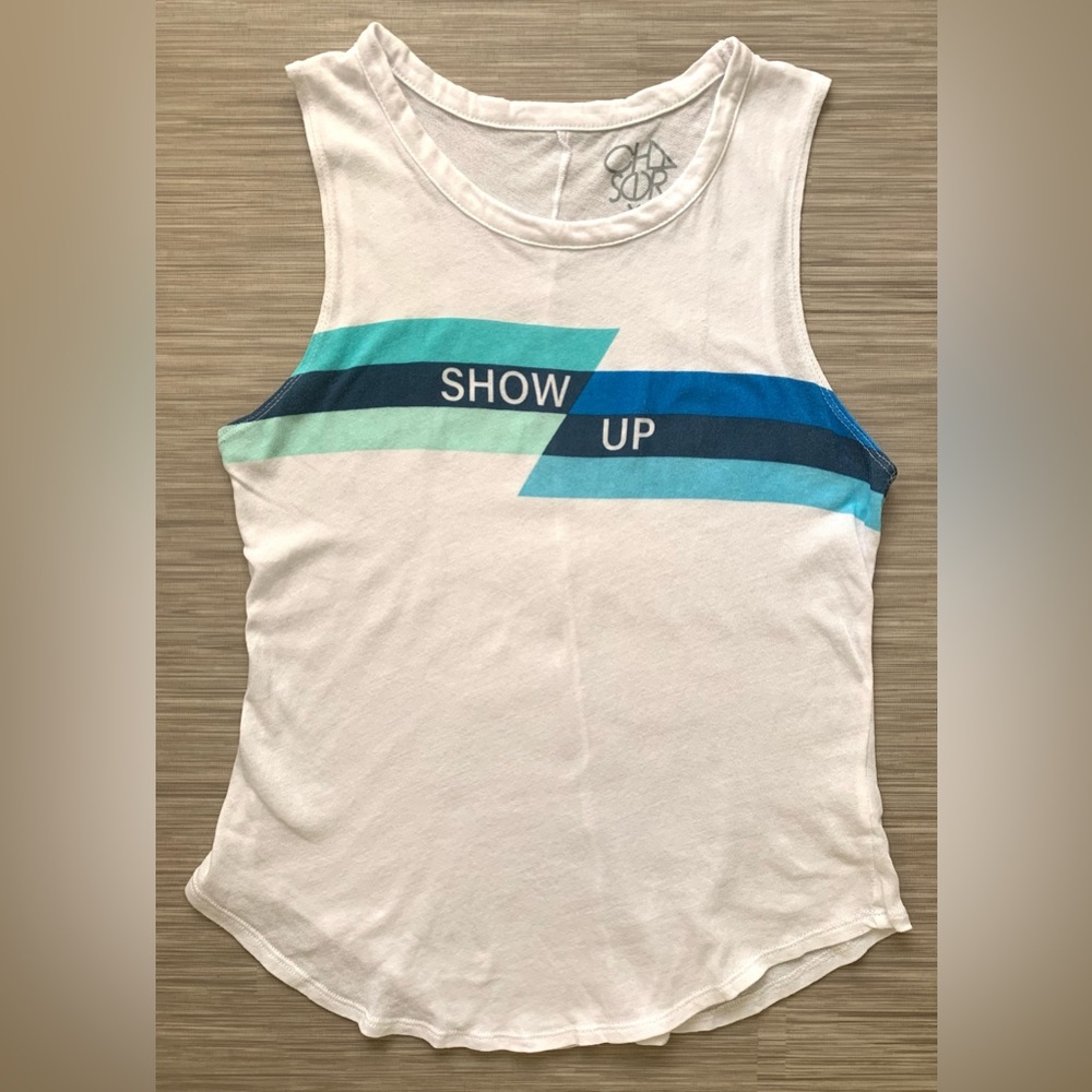 Peloton tank top by Chaser. Perfect for warm weather or any hot workout!